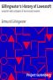 [Gutenberg 51654] • Gillingwater's History of Lowestoft / a reprint: with a chapter of more recent events